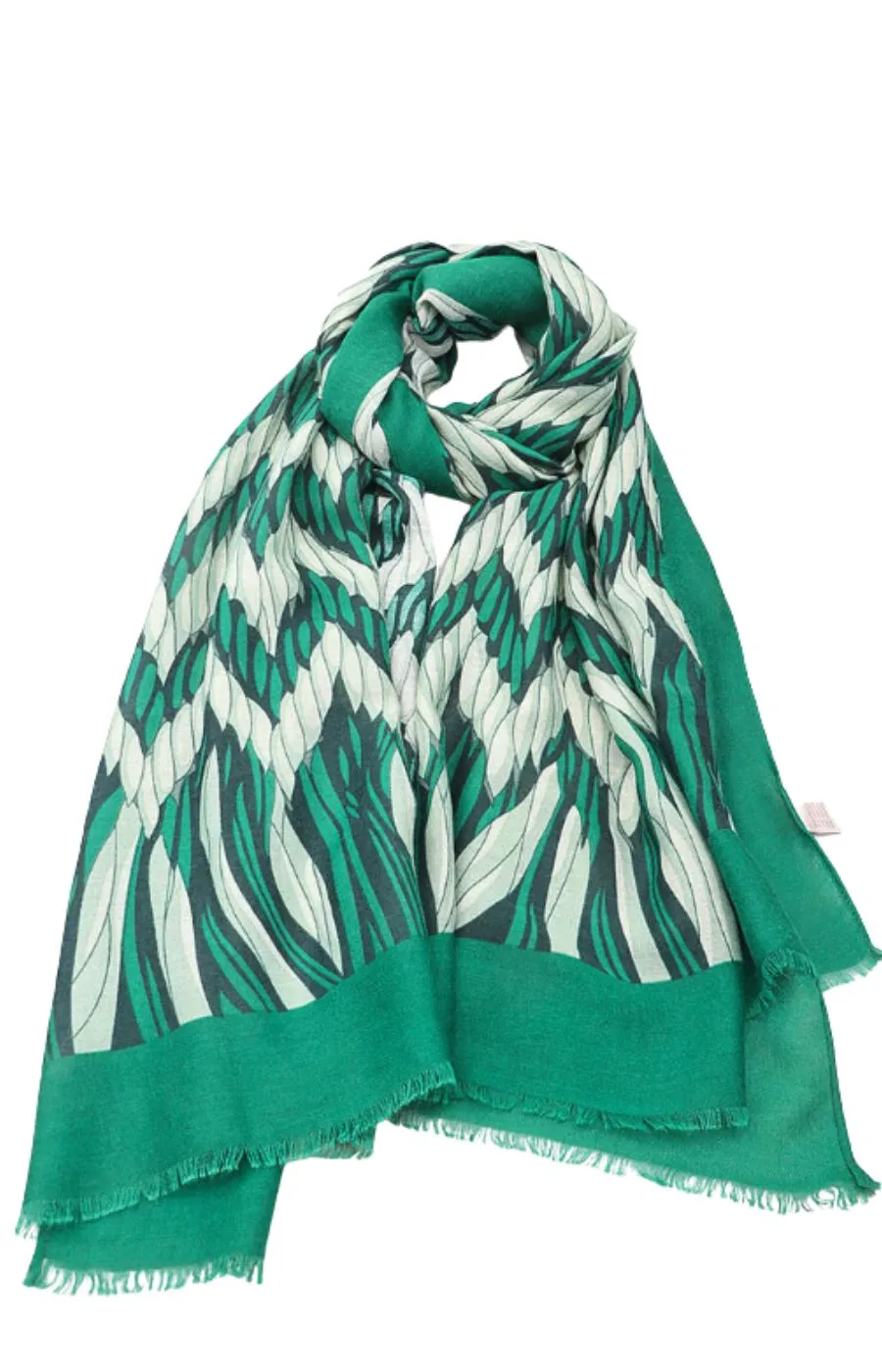 Fern Scarf in Green