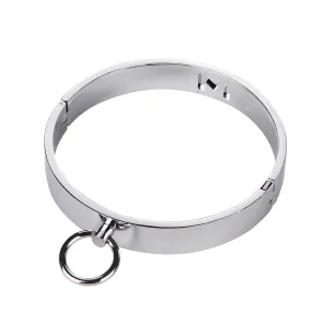 Fetish Stainless Steel Bondage Collar