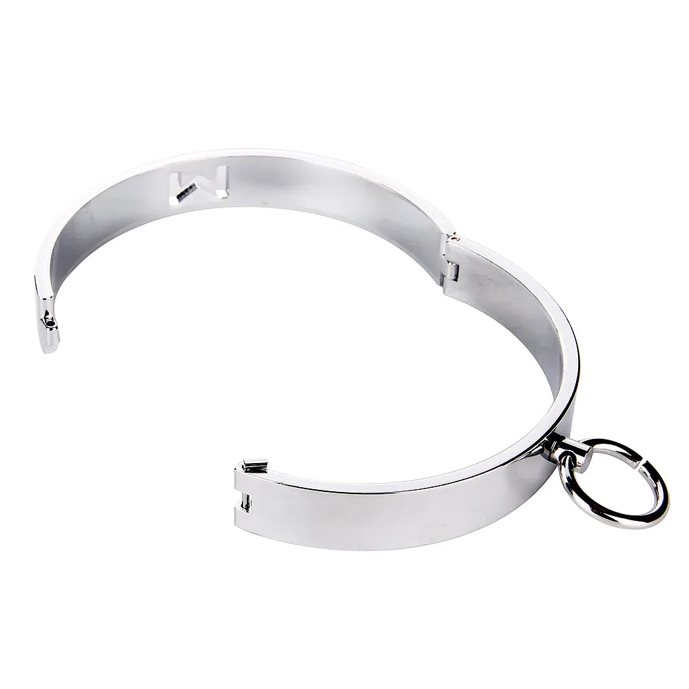 Fetish Stainless Steel Bondage Collar