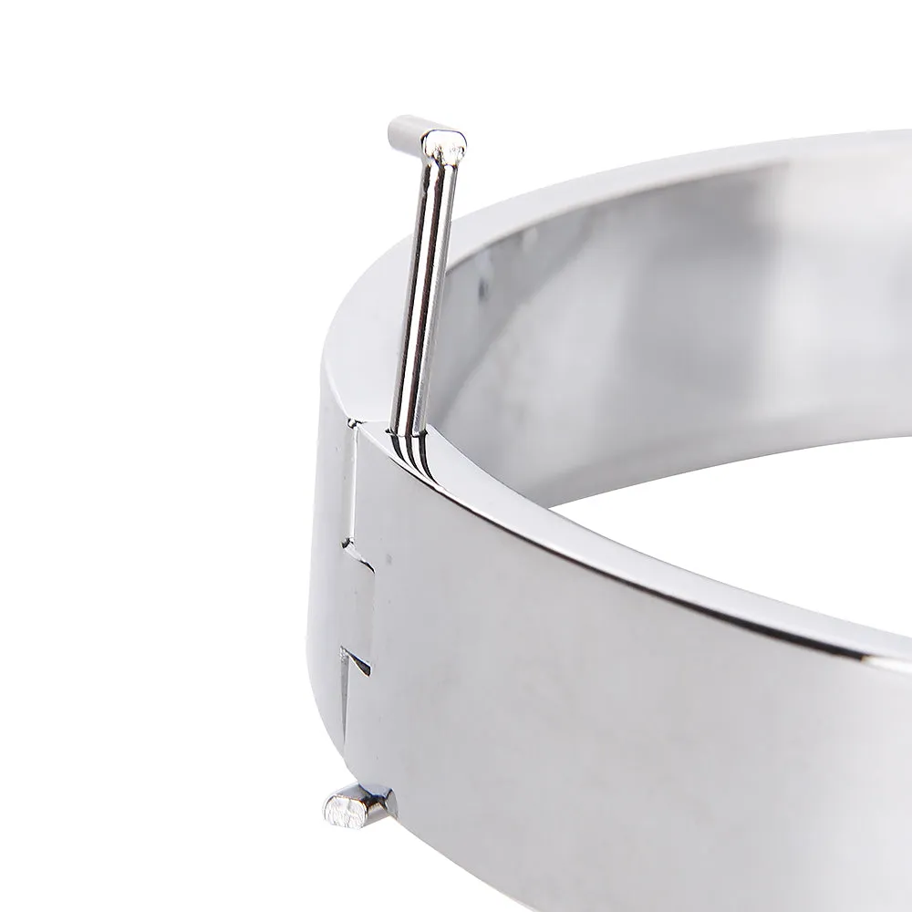 Fetish Stainless Steel Bondage Collar