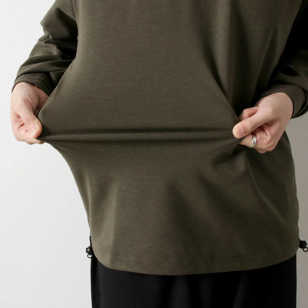 FLISTFIA / Long Sleeve Drawcord Pullover