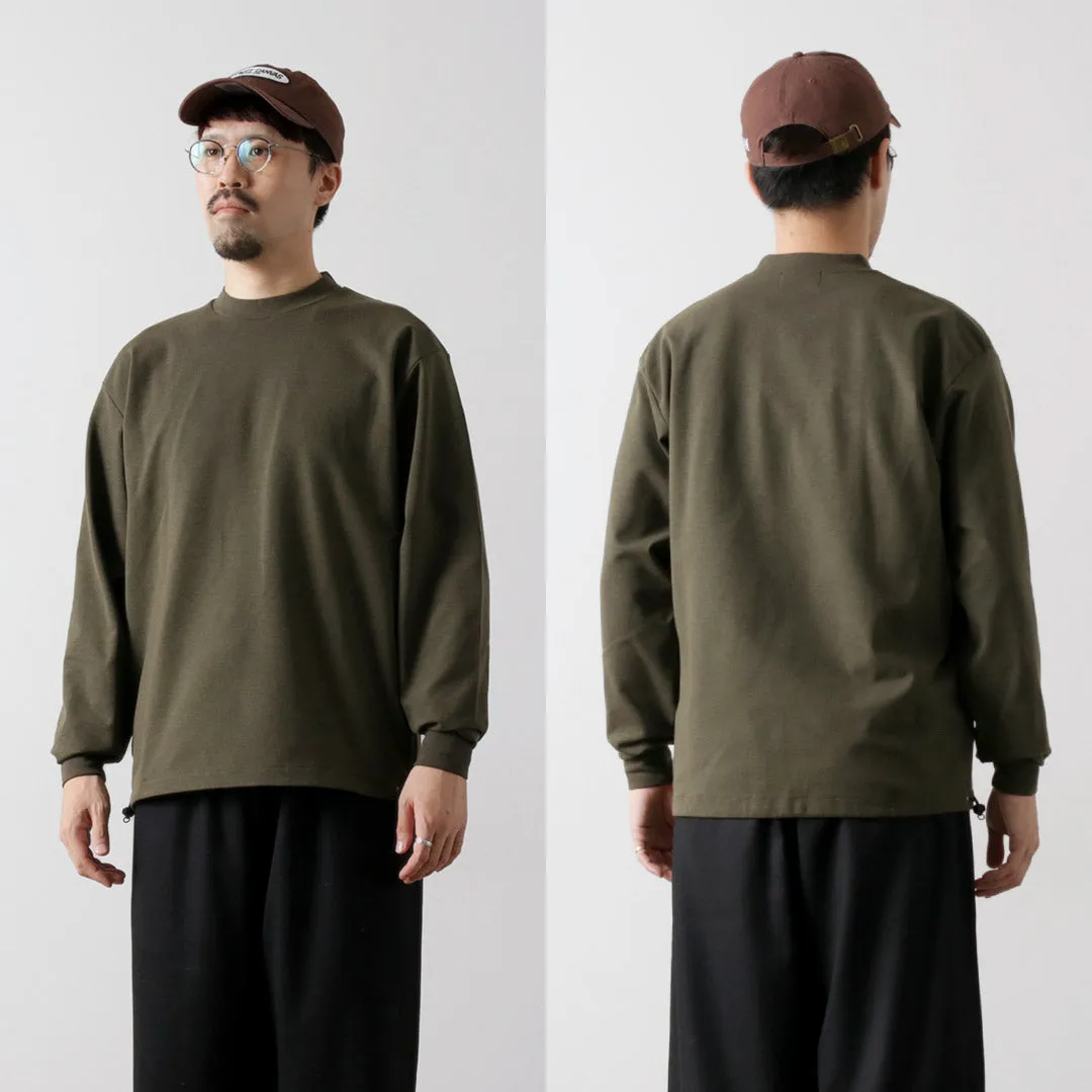 FLISTFIA / Long Sleeve Drawcord Pullover