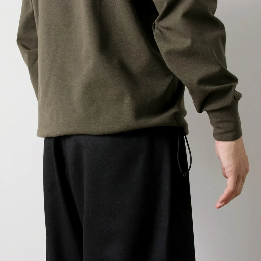 FLISTFIA / Long Sleeve Drawcord Pullover