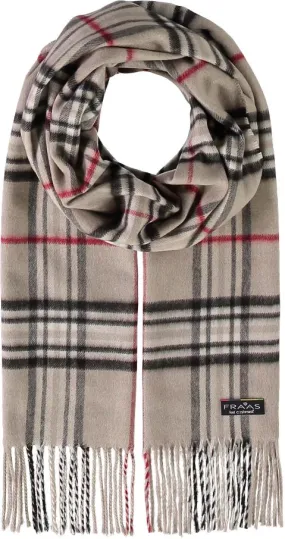 Fraas Plaid Cashmink Scarf