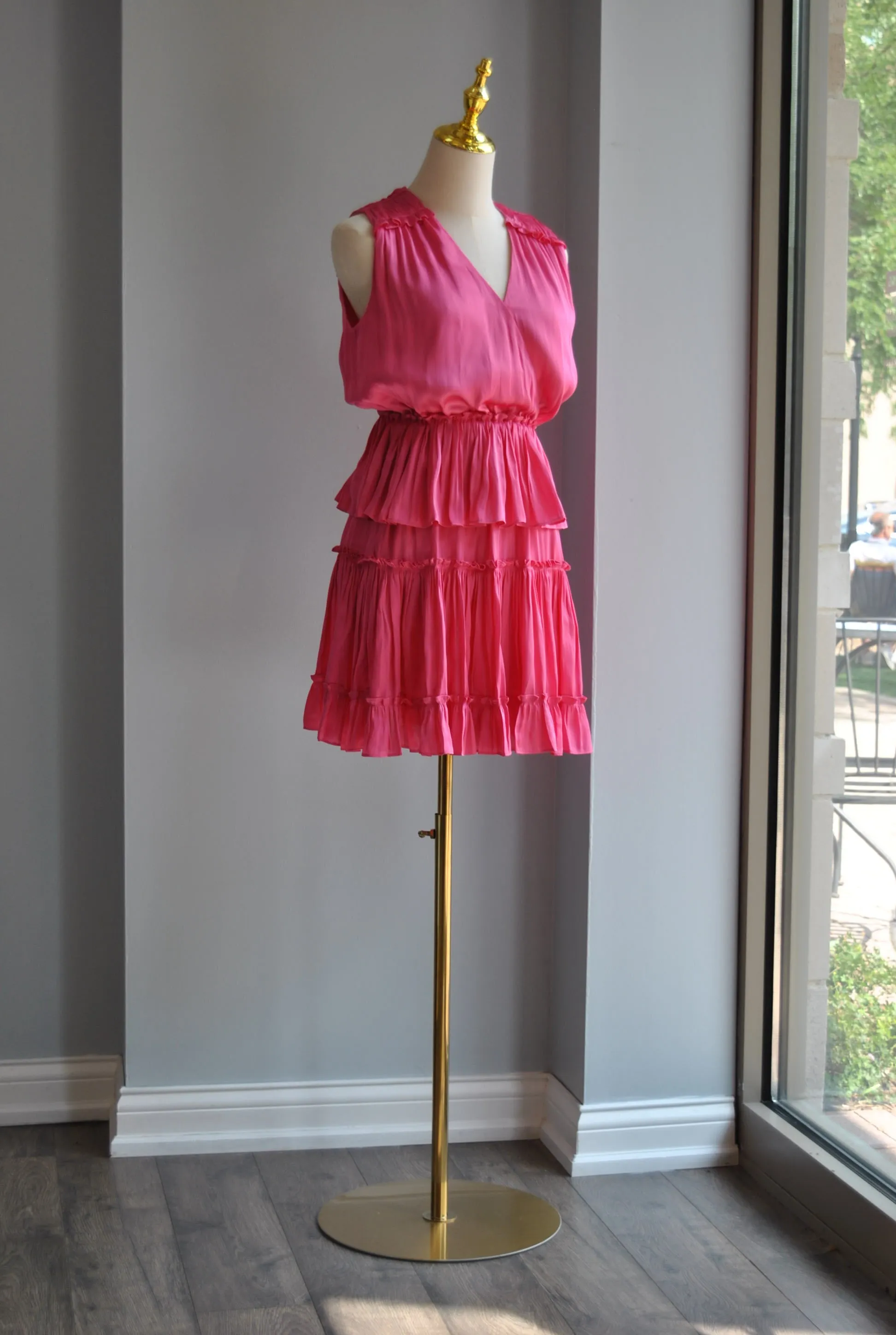 FUCHSIA MINI SUMMER DRESS