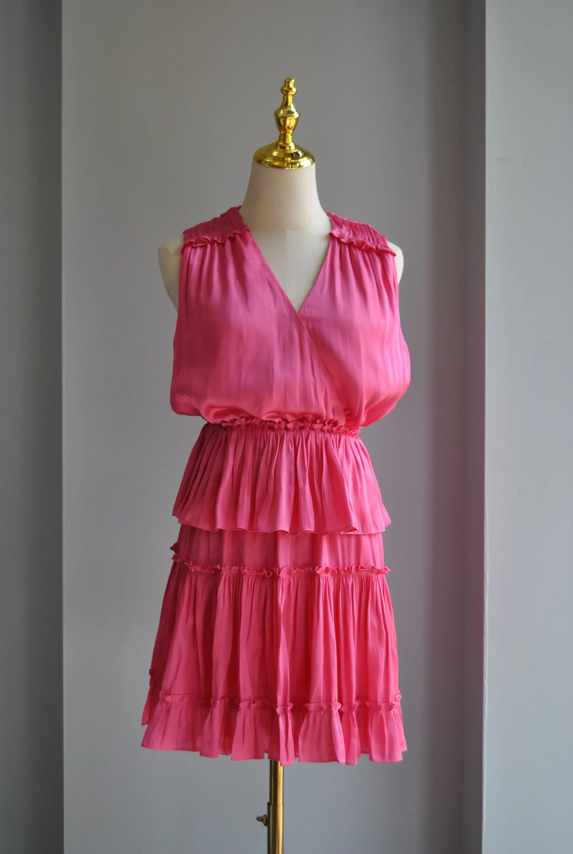 FUCHSIA MINI SUMMER DRESS