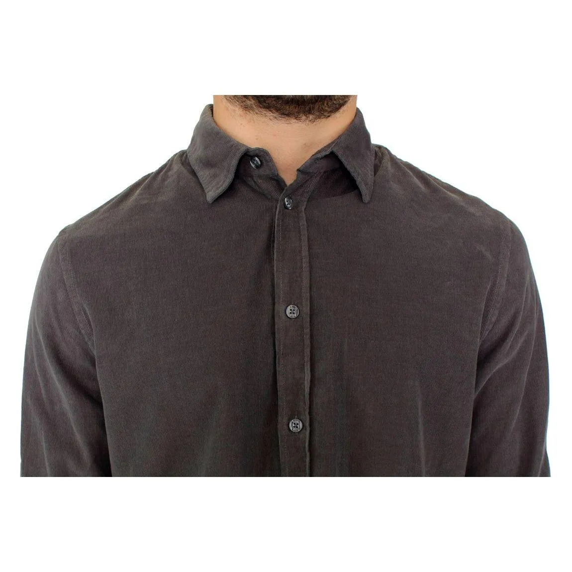 GF Ferre Chic Green Cotton Casual Men's Shirt