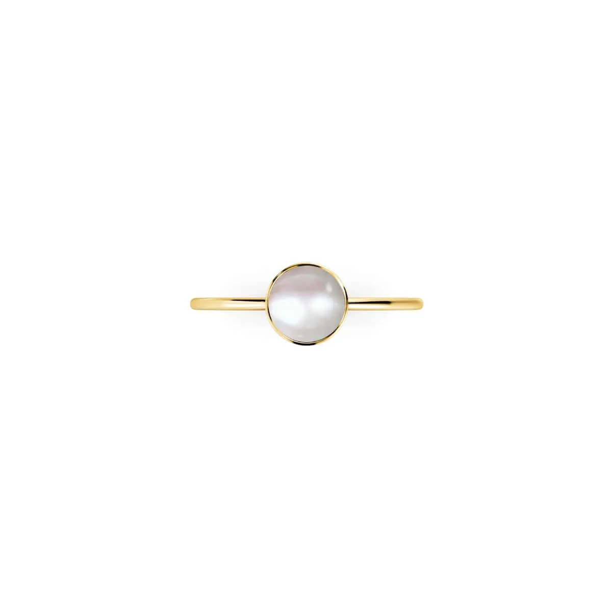 Gold Vermeil | Natural Pearl Ring