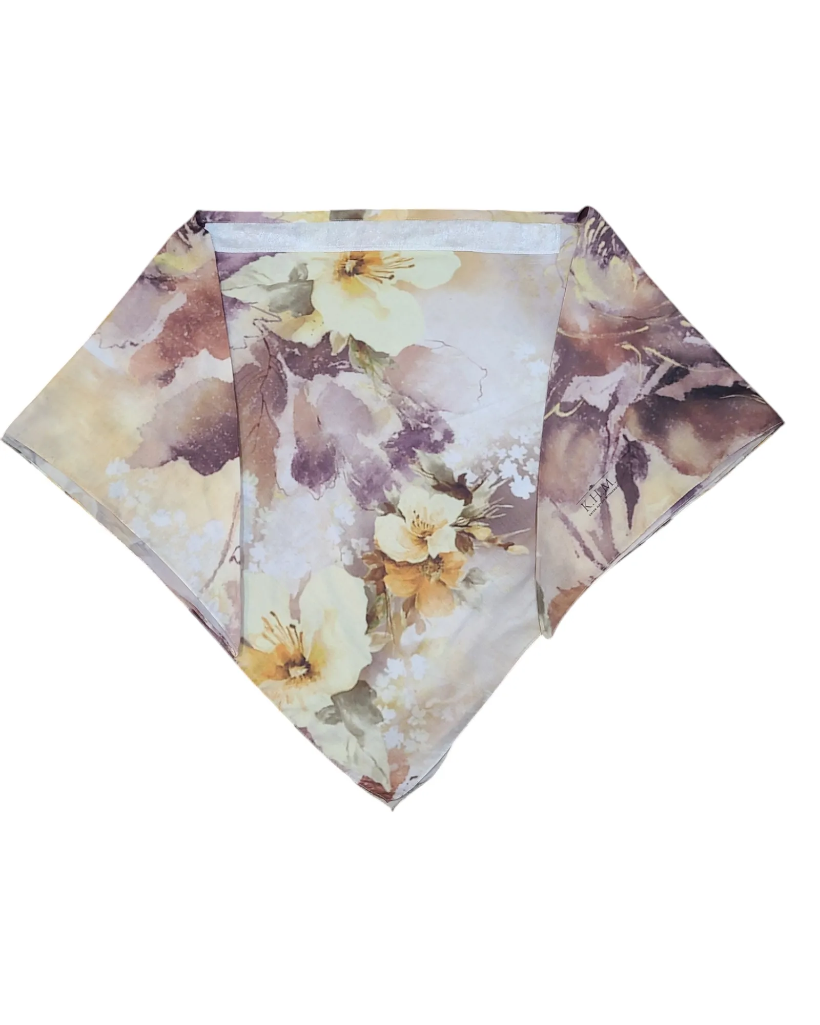 Golden Petals Versatile Scarf