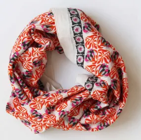 Heidi Orange Organic Cotton Scarf