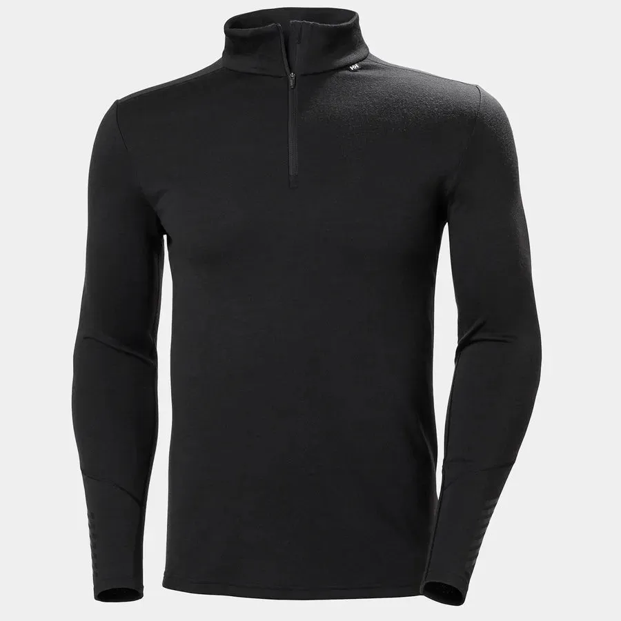 HELLY HANSEN- MEN'S 1/2 ZIP LIFA MERINO BASE LAYER