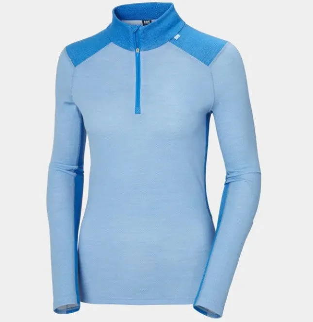 Helly Hansen Womens Lifa Merino Mid Weight 1/2 Zip Base Layer