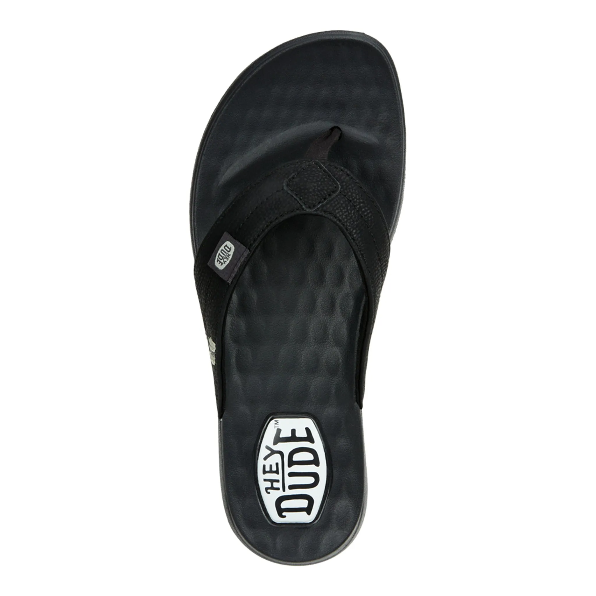 Hey Dudes Women's Christi Black Flip Flops