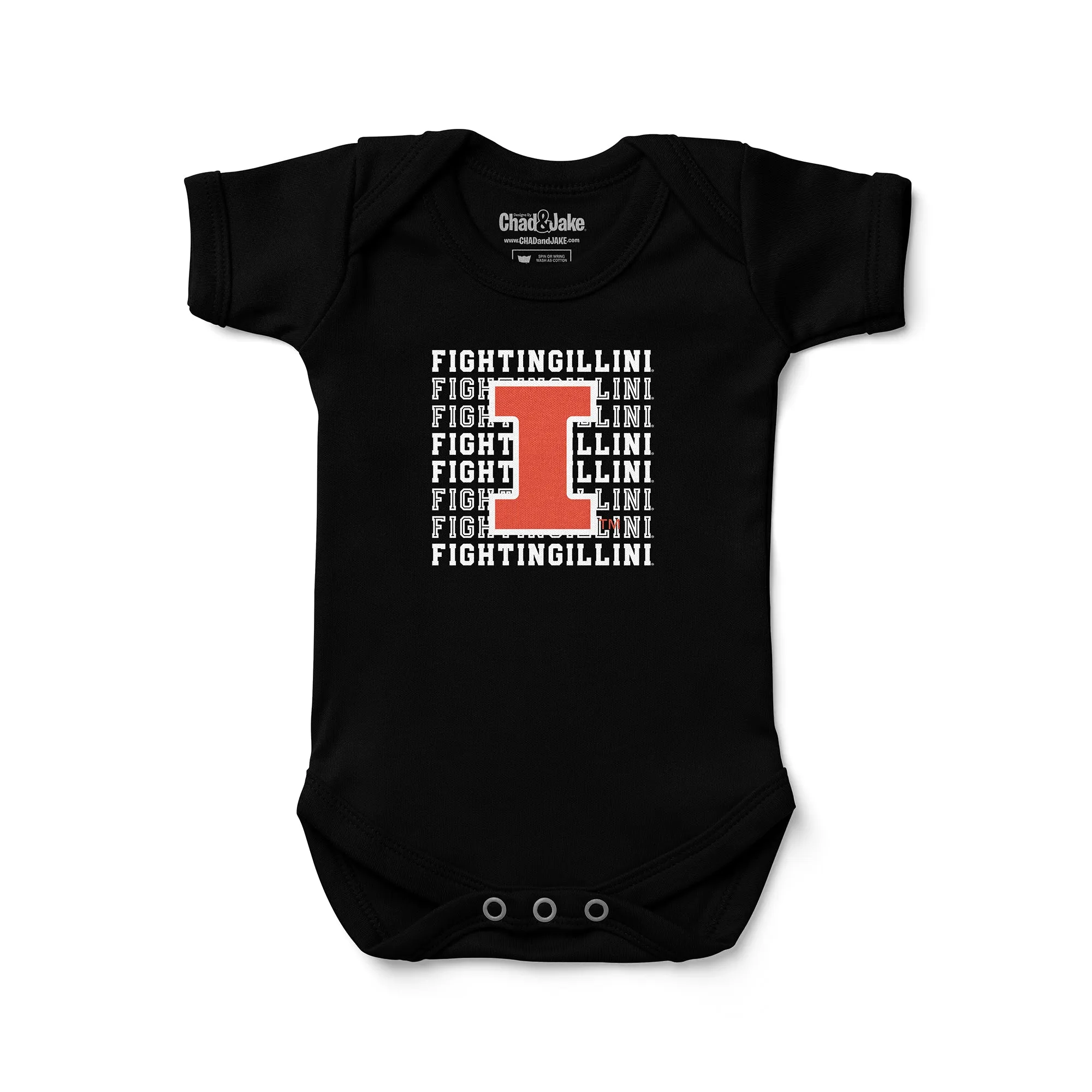 Illinois Fighting Illini Retro Bodysuit