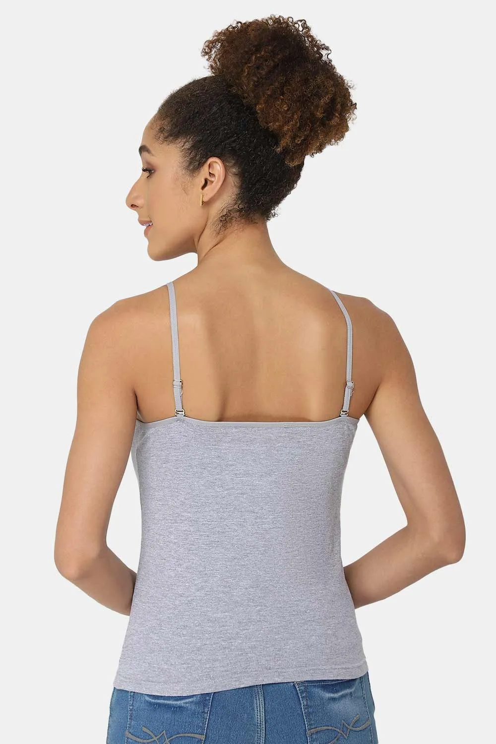 Intimacy Full Coverage Cotton Slip Camisole – IN15 | Non-Wired, Non-Padded & Ultra-Comfortable