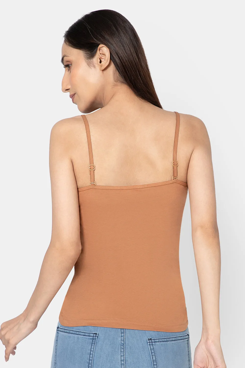 Intimacy Full Coverage Cotton Slip Camisole – IN15 | Non-Wired, Non-Padded & Ultra-Comfortable