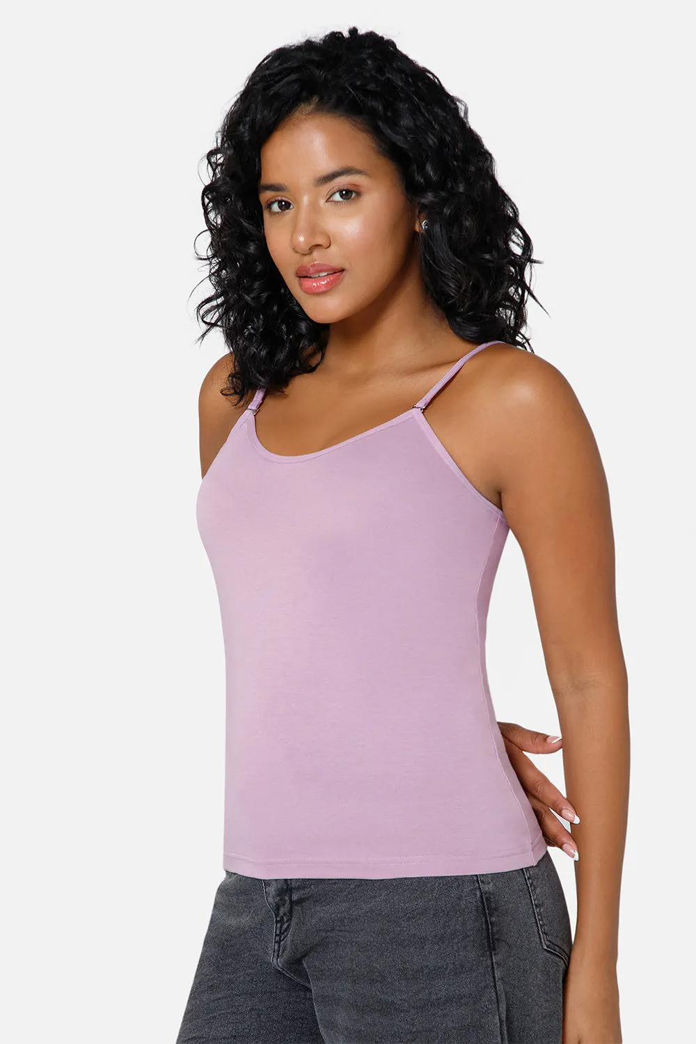 Intimacy Full Coverage Cotton Slip Camisole – IN15 | Non-Wired, Non-Padded & Ultra-Comfortable