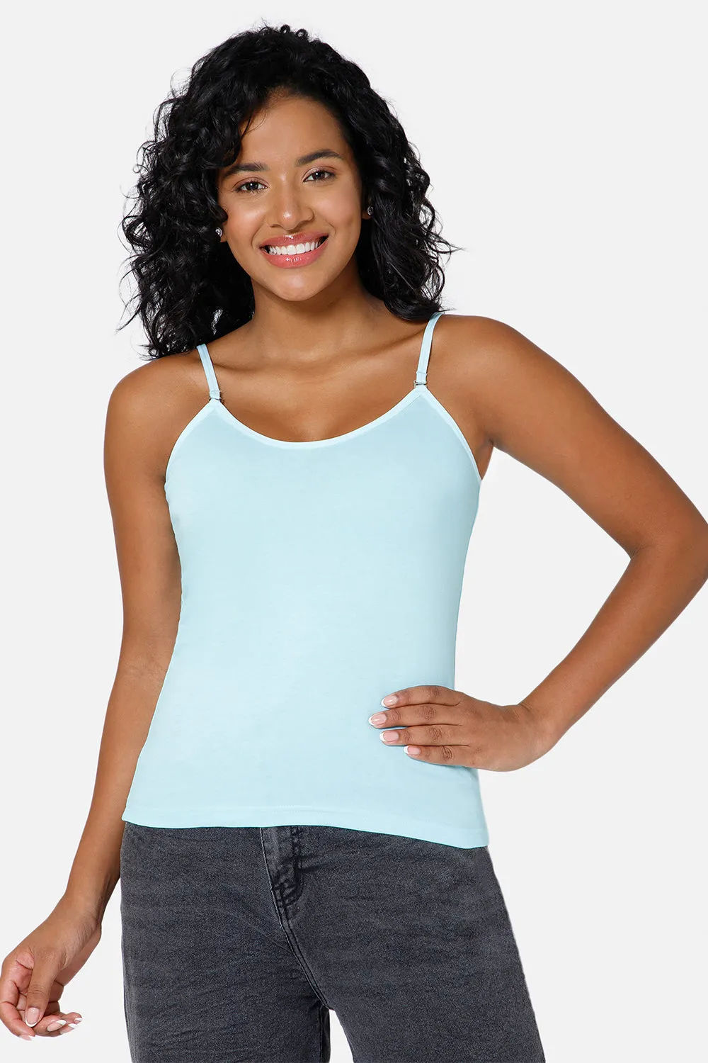 Intimacy Full Coverage Cotton Slip Camisole – IN15 | Non-Wired, Non-Padded & Ultra-Comfortable