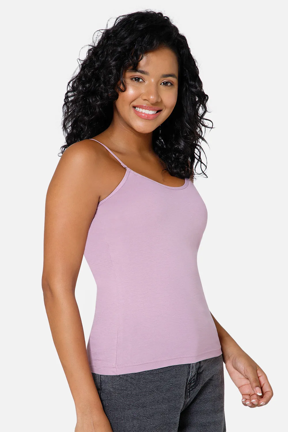 Intimacy Full Coverage Cotton Slip Camisole – IN15 | Non-Wired, Non-Padded & Ultra-Comfortable