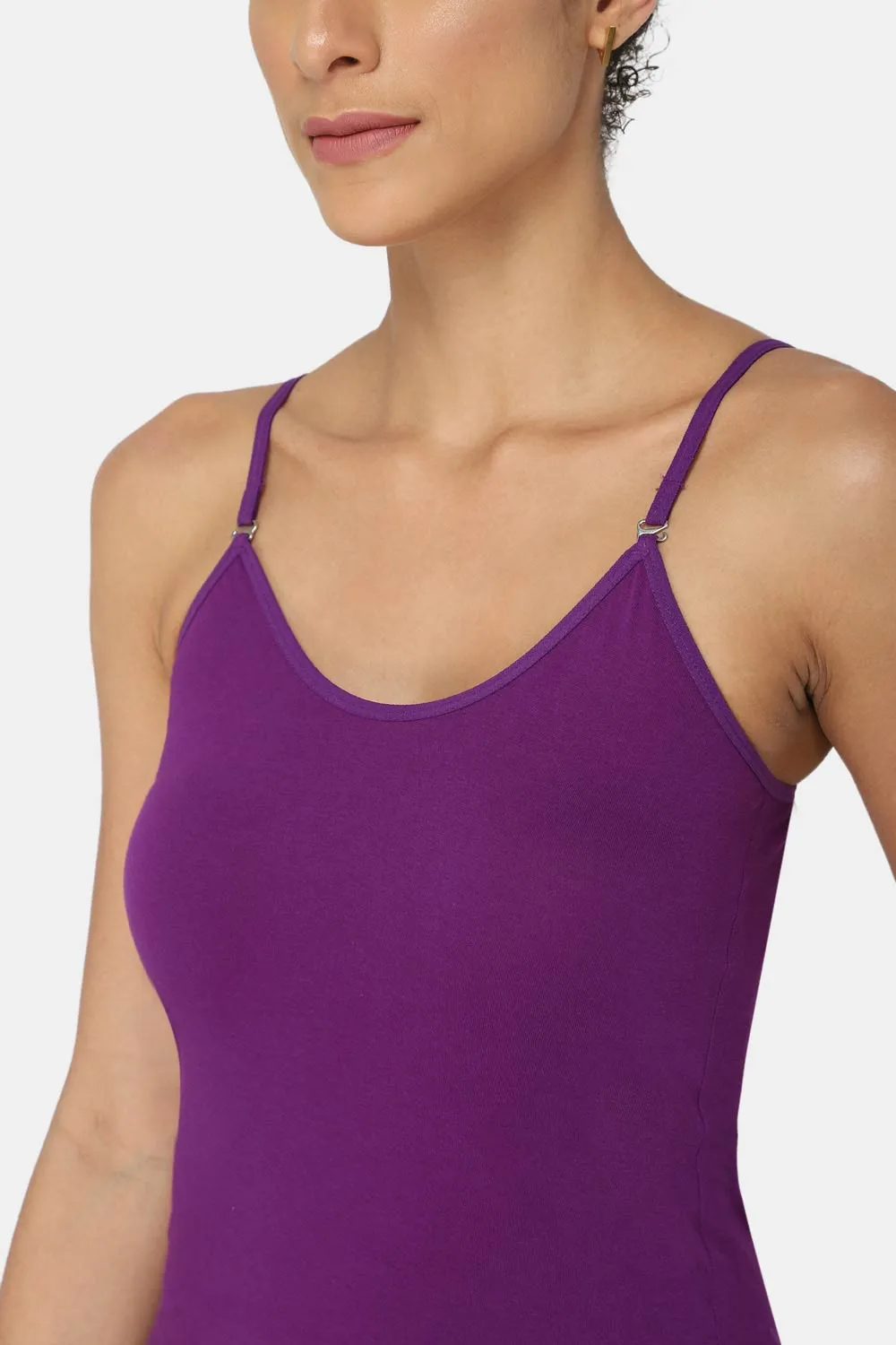 Intimacy Full Coverage Cotton Slip Camisole – IN15 | Non-Wired, Non-Padded & Ultra-Comfortable