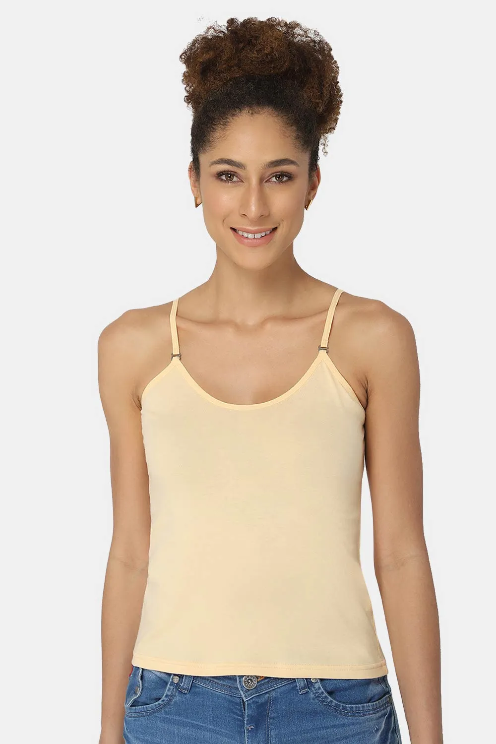 Intimacy Full Coverage Cotton Slip Camisole – IN15 | Non-Wired, Non-Padded & Ultra-Comfortable