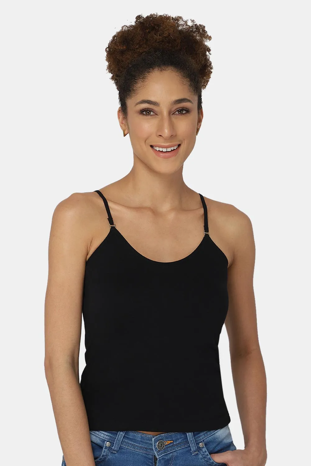 Intimacy Full Coverage Cotton Slip Camisole – IN15 | Non-Wired, Non-Padded & Ultra-Comfortable