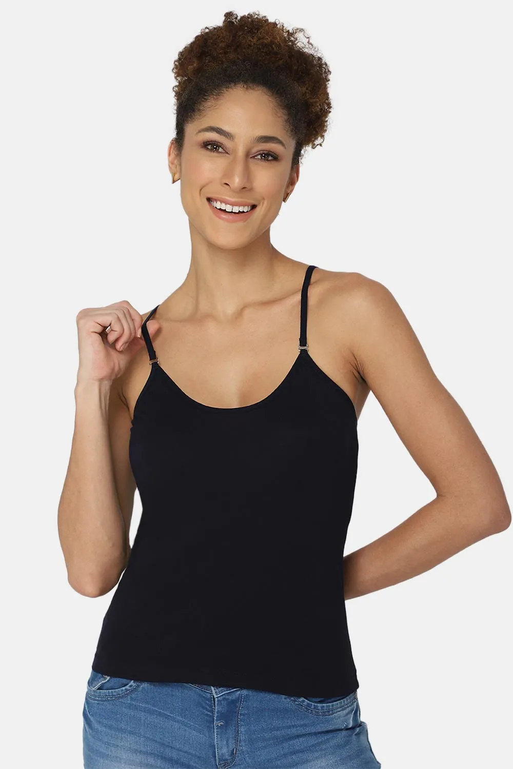 Intimacy Full Coverage Cotton Slip Camisole – IN15 | Non-Wired, Non-Padded & Ultra-Comfortable