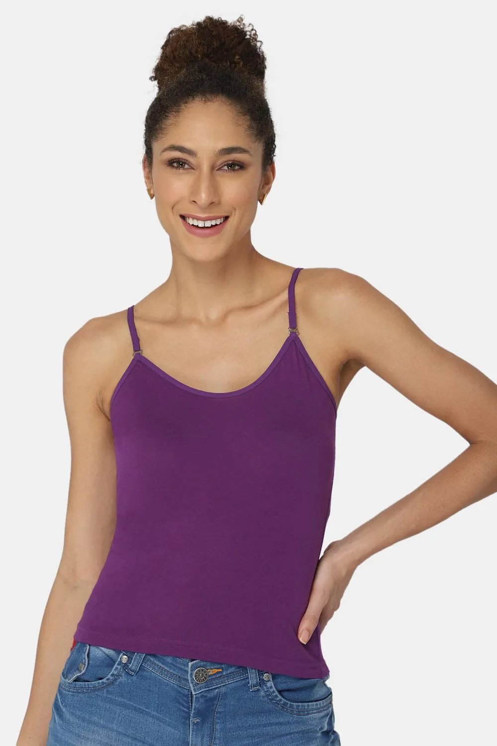 Intimacy Full Coverage Cotton Slip Camisole – IN15 | Non-Wired, Non-Padded & Ultra-Comfortable