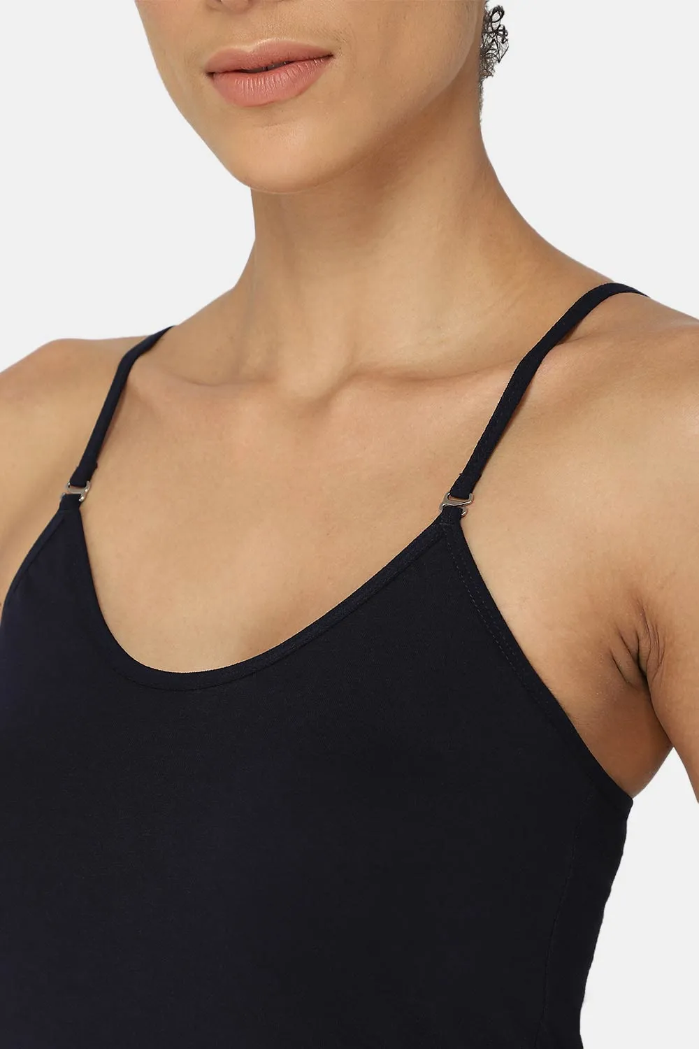 Intimacy Full Coverage Cotton Slip Camisole – IN15 | Non-Wired, Non-Padded & Ultra-Comfortable