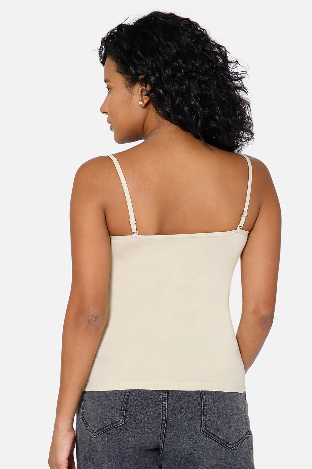 Intimacy Full Coverage Cotton Slip Camisole – IN15 | Non-Wired, Non-Padded & Ultra-Comfortable