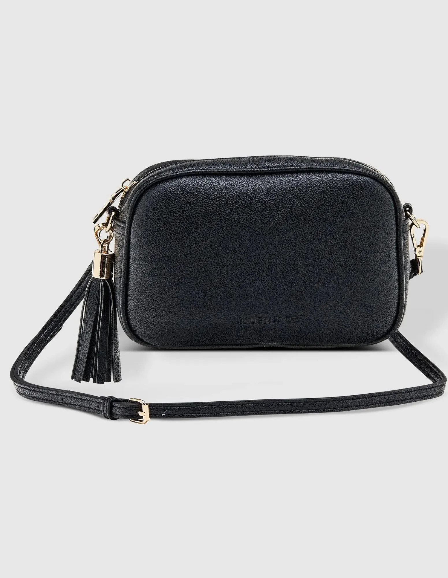 Jacinta Crossbody Bag - Metallic Black - Louenhide