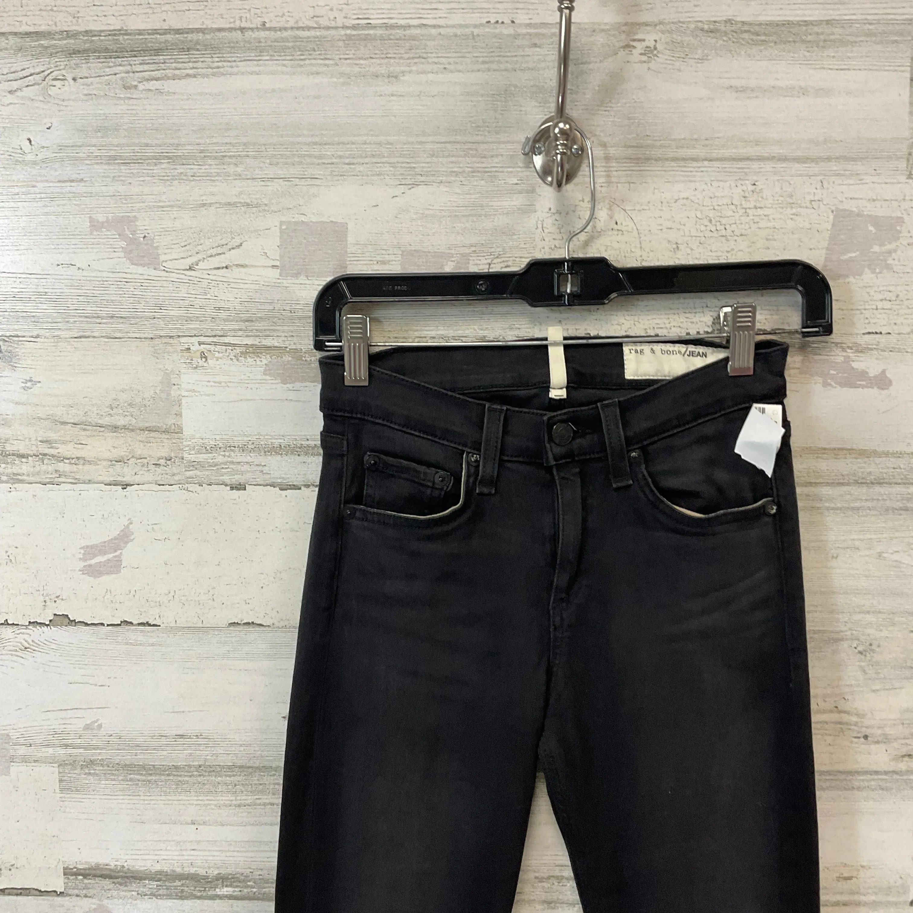 Jeans Flared By Rag & Bones Jeans In Black Denim, Size: 2