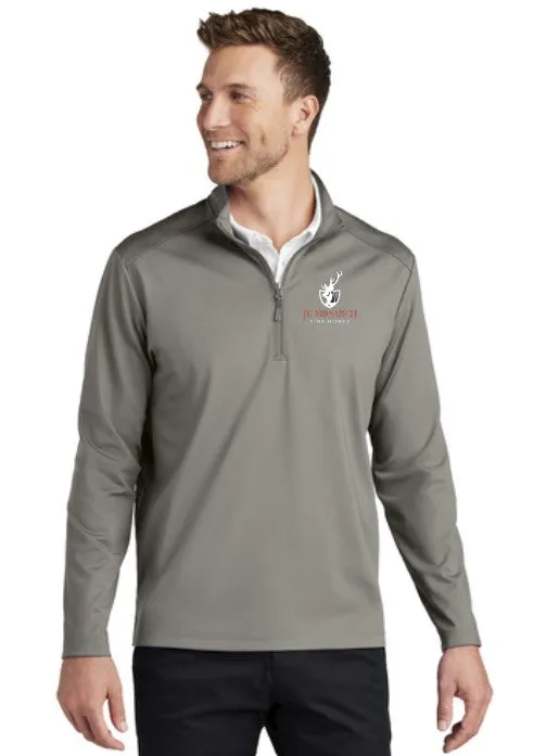 JK Monarch Mens C-Free Double Knit 1/4 Zip