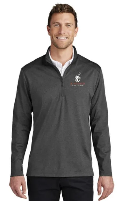 JK Monarch Mens C-Free Double Knit 1/4 Zip