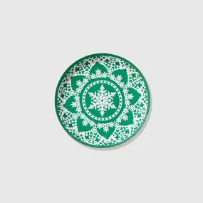 Jolly Snowflake Small Plates (10 Per Pack)