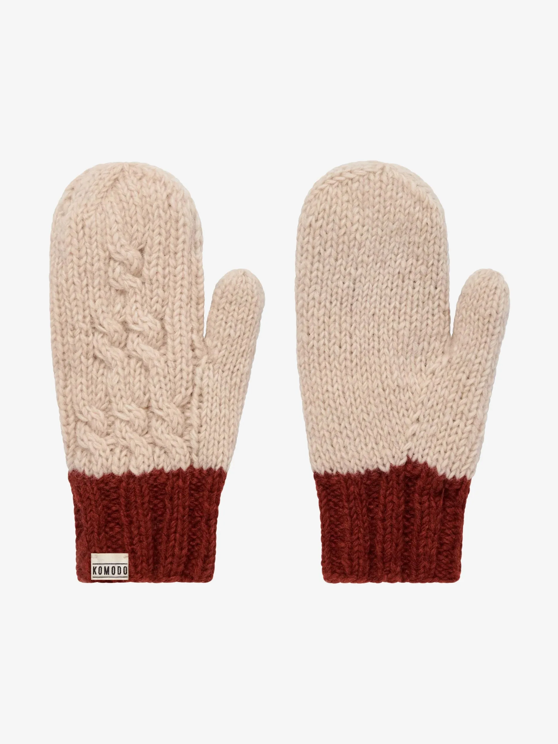 Komodo Haya Wool Mitten - Oat