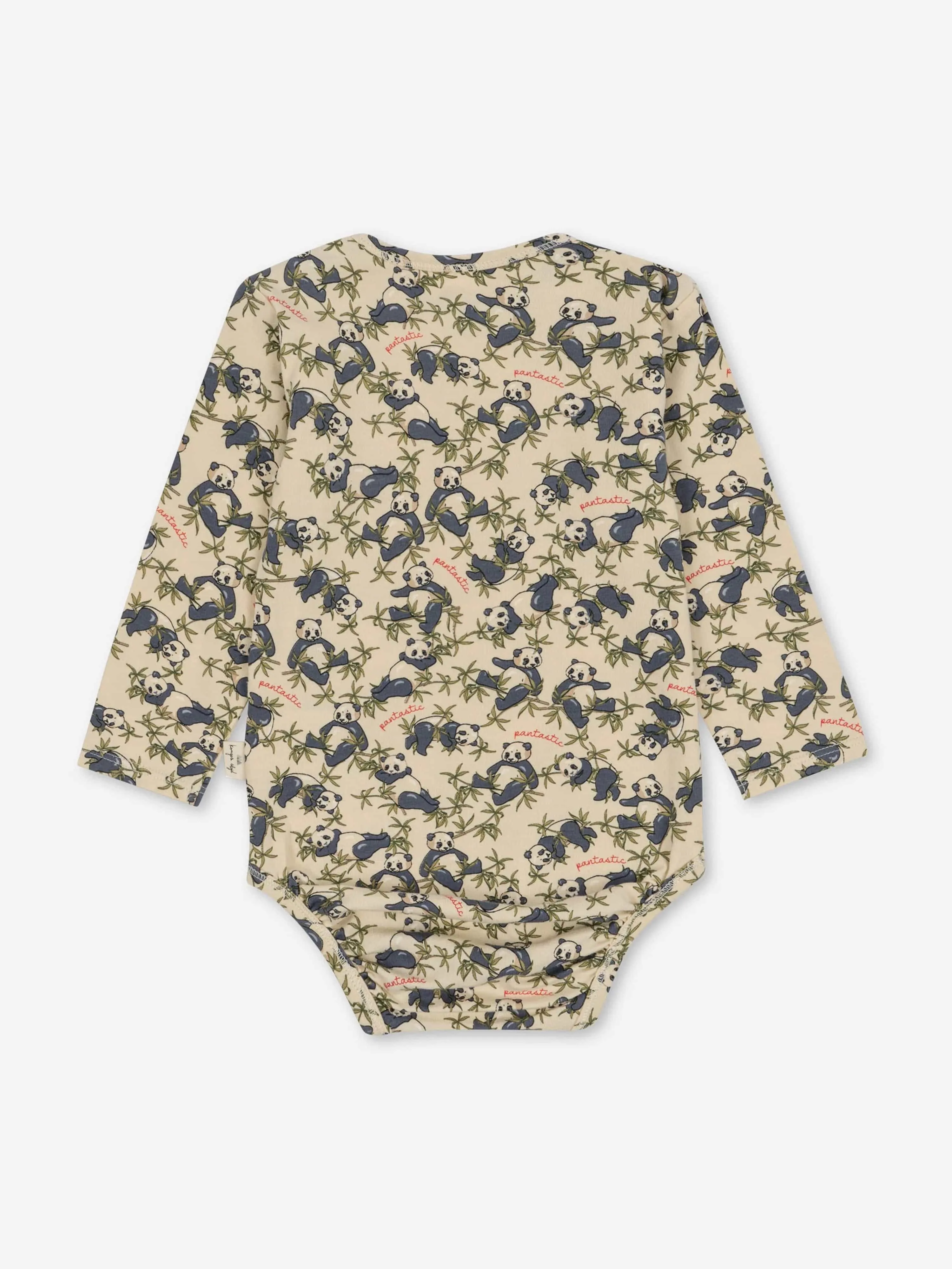 Konges Sløjd Baby Panda Bodysuit in Multicolour