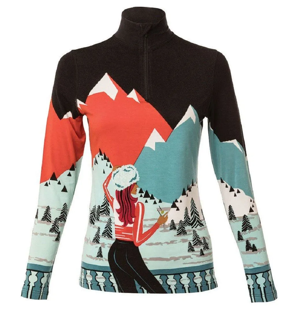 Krimson Klover Apres Anyone? Ladies Zip Top 2019