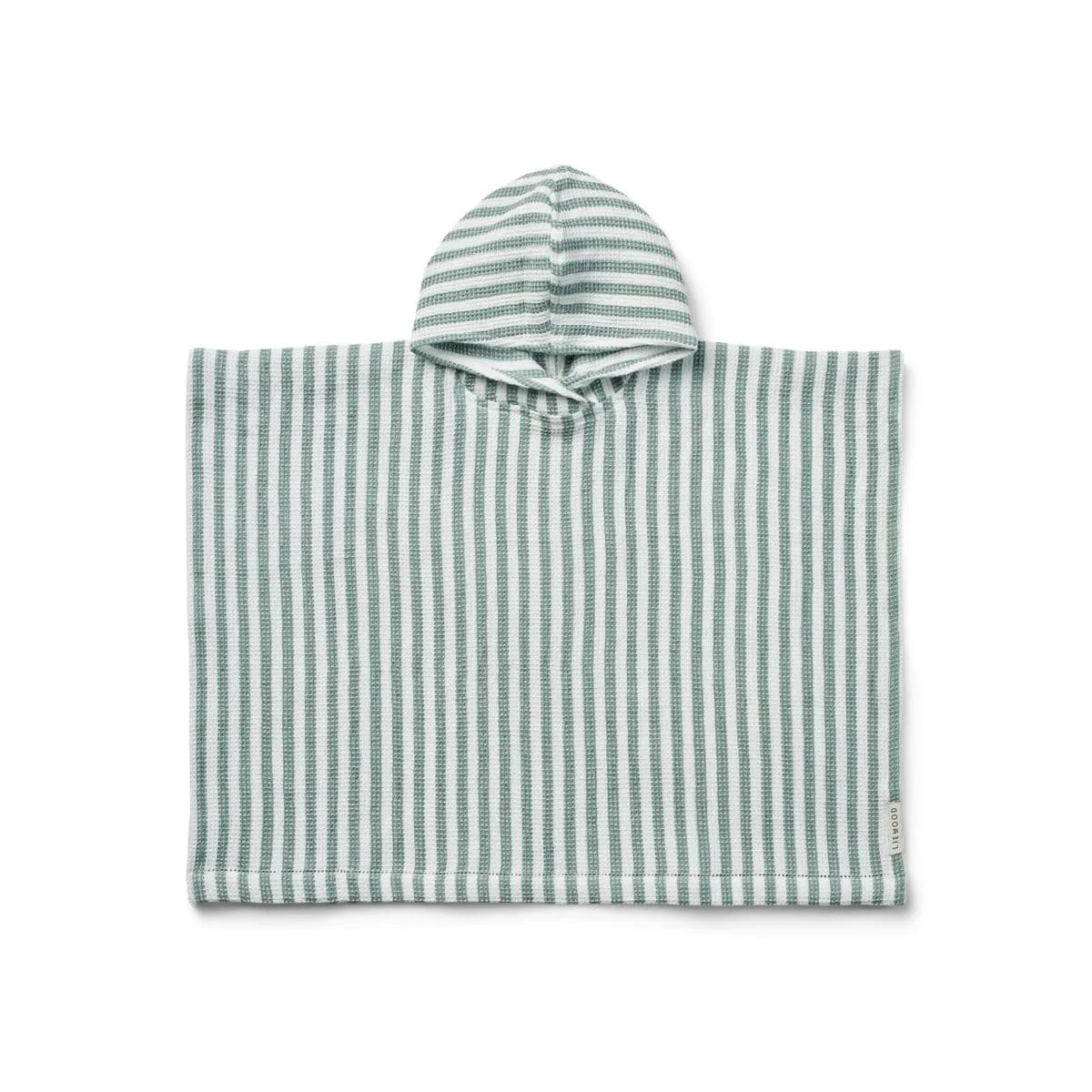 Liewood Paco Stripe Poncho (Peppermint / White)