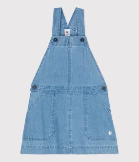 Light Denim Overall Dress