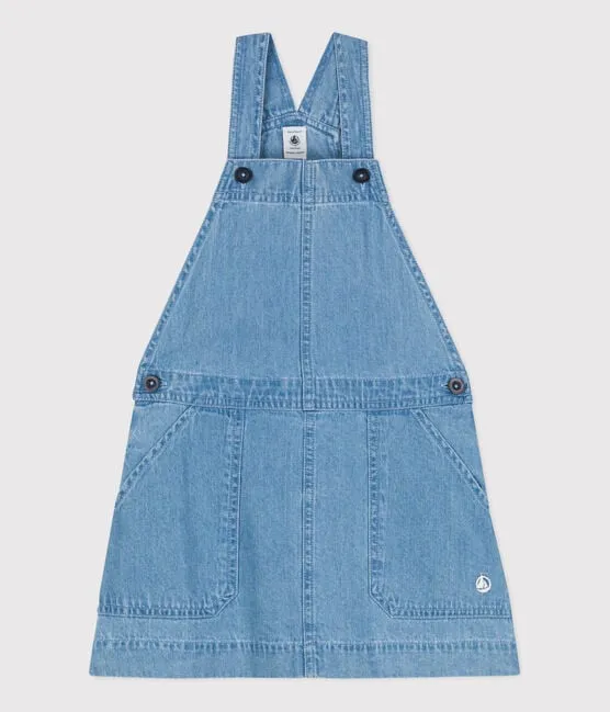 Light Denim Overall Dress