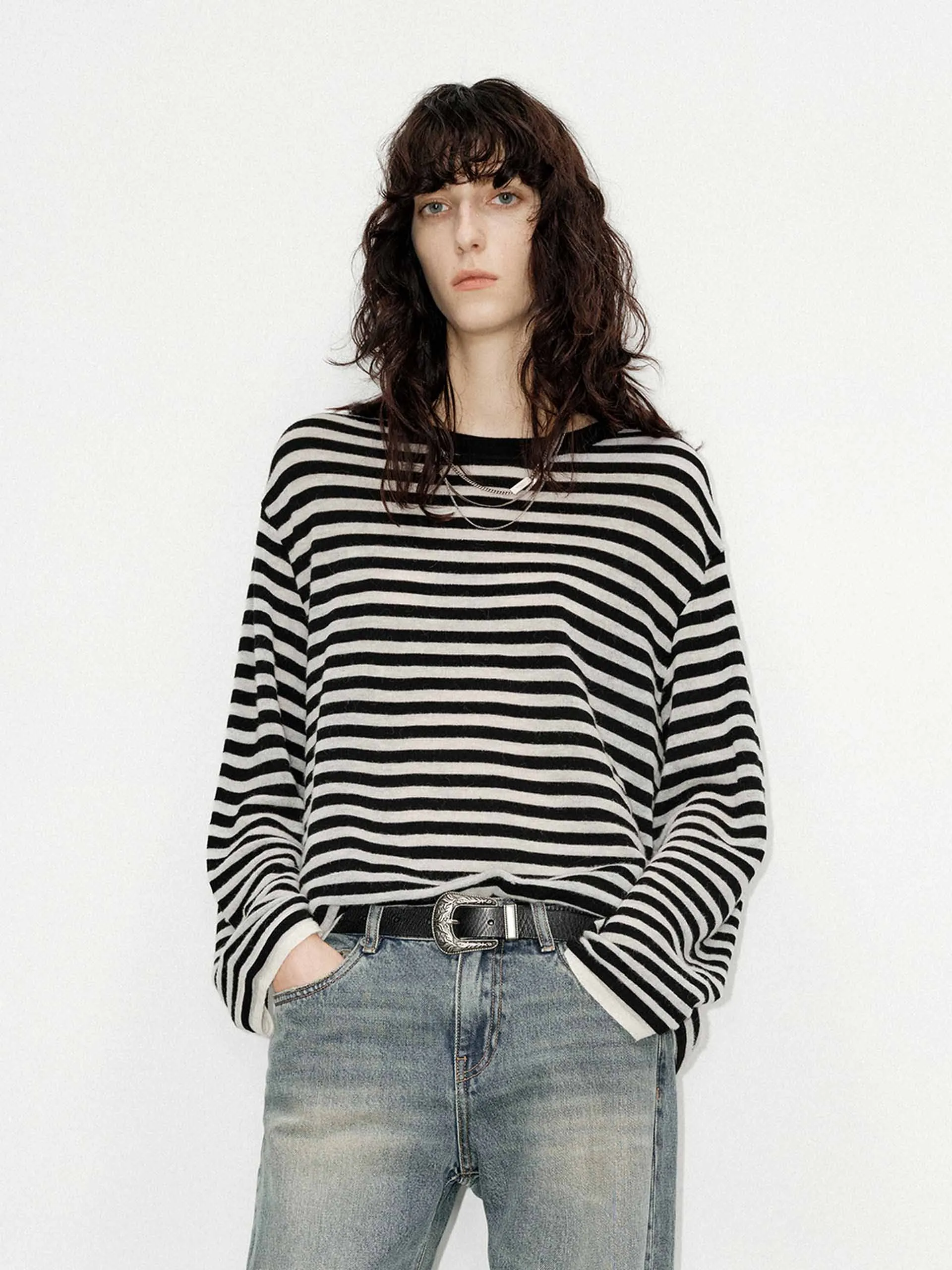 Lightweight Striped Sweater