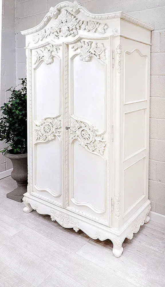 Luxury French Style Hand Carving Wardrobe