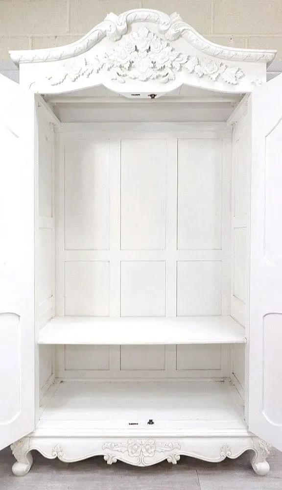 Luxury French Style Hand Carving Wardrobe