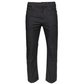 MEN DENIM JEAN PREMIUM COTTON STRAIGHT LEG BLACK