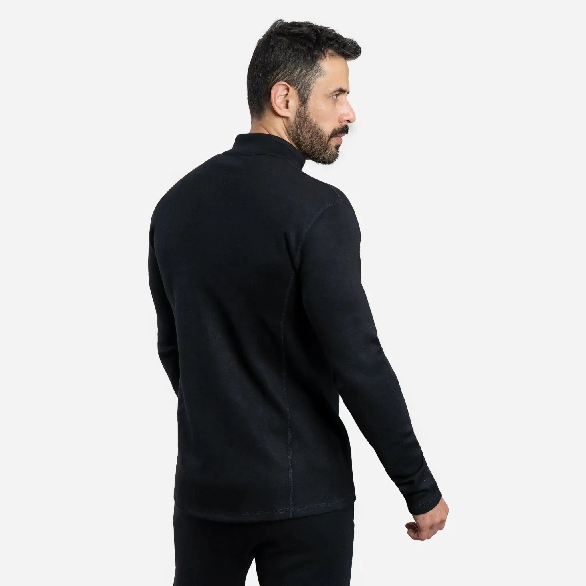 Men's Alpaca Wool Jacket: 420 Midweight Full-Zip