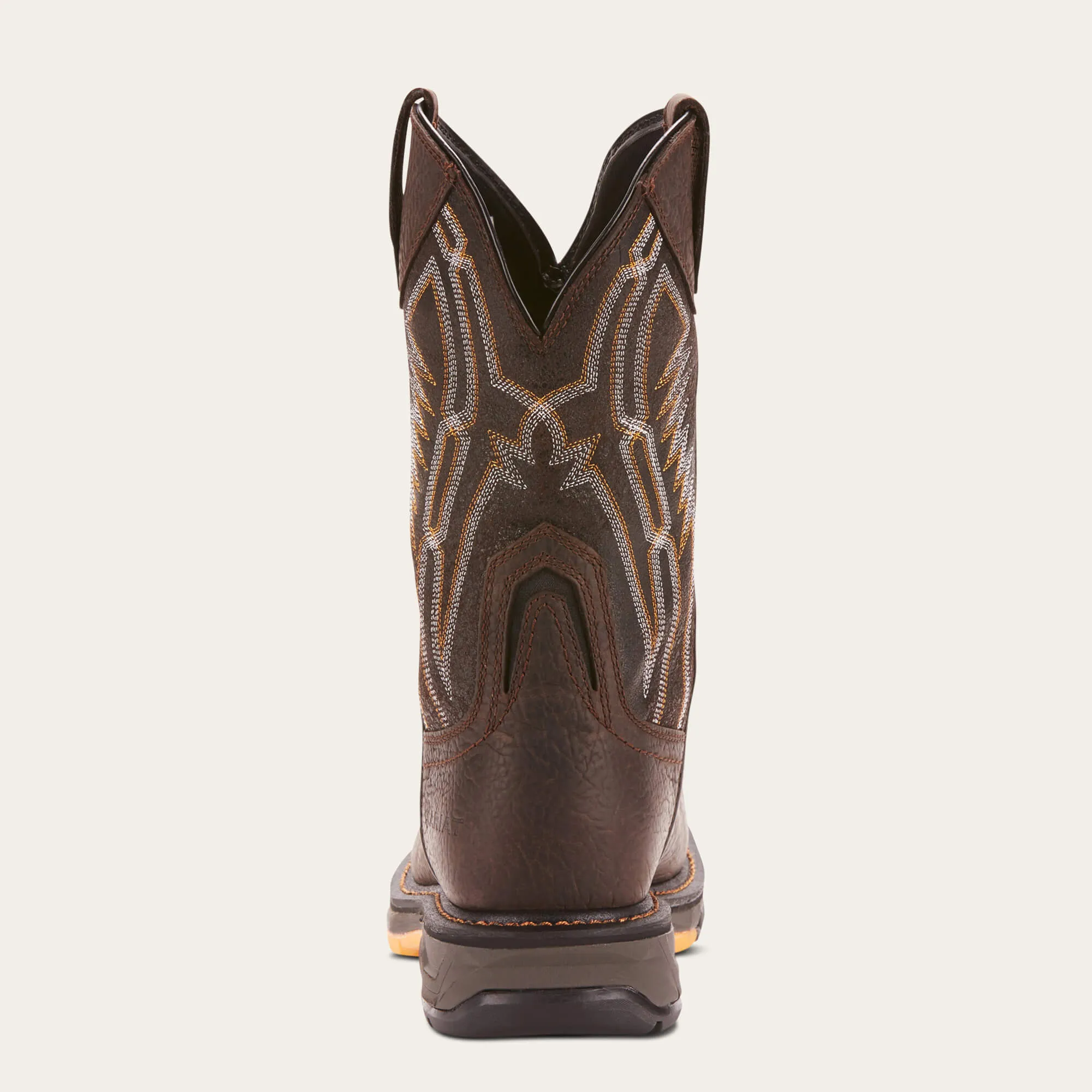 Men's Ariat Bruin Brown, EH, SR, WorkHog XT Dare Square Pull on Western Carbon Toe Boot