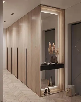 Mercy Light Wood Luxury Wardrobe