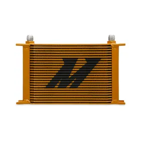 Mishimoto Universal 25-Row Oil Cooler, Gold - MMOC-25G