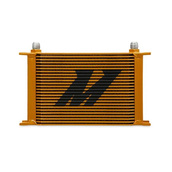 Mishimoto Universal 25-Row Oil Cooler, Gold - MMOC-25G